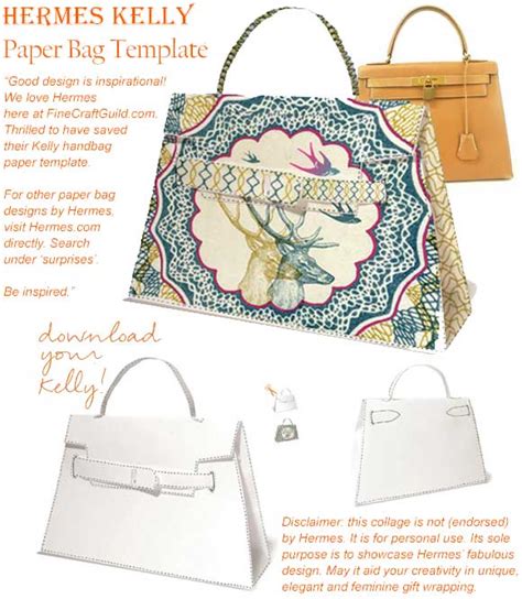 hermes paper bag template|hermes paper bag ideas.